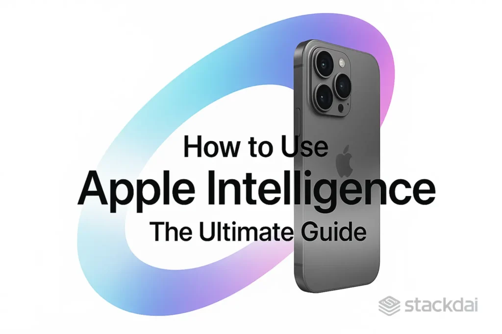 How to Use Apple Intelligence: The Ultimate Guide (2025) 1 How to Use Apple Intelligence The Ultimate Guide 1