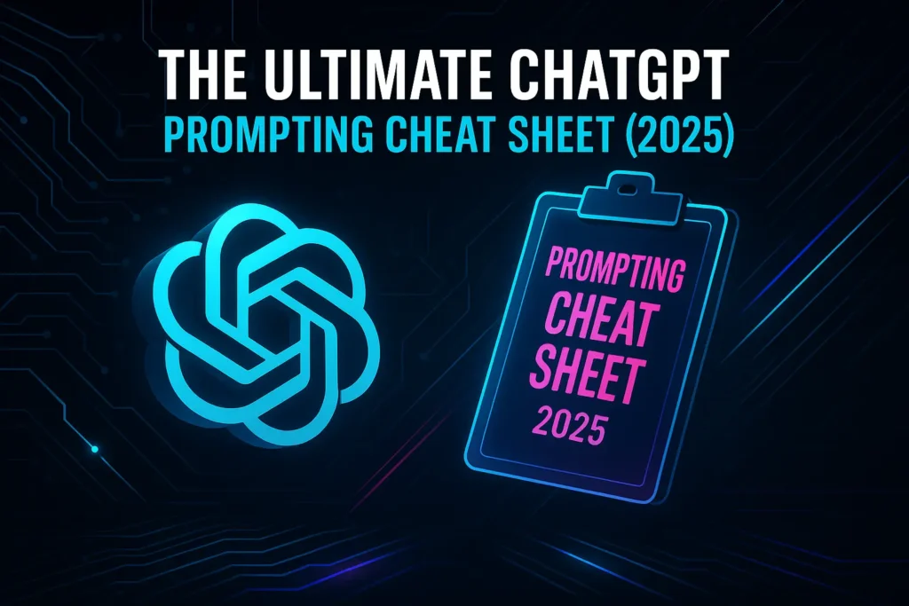The Ultimate ChatGPT Prompting Cheat Sheet (2025)