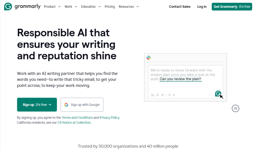 The Ultimate AI Toolkit: 60 Best AI Tools Reviewed for 2025 9 Grammarly