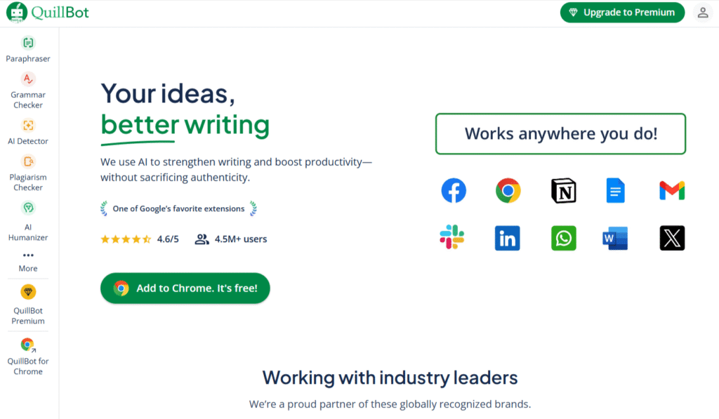 The Ultimate AI Toolkit: 60 Best AI Tools Reviewed for 2025 11 QuillBot