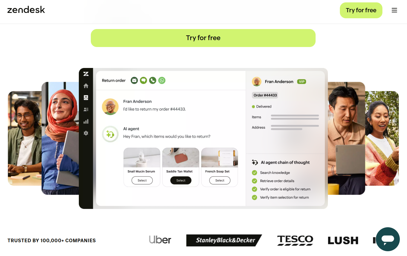 The Ultimate AI Toolkit: 60 Best AI Tools Reviewed for 2025 49 Zendesk